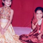 Denisha Ghumra Instagram - Thanks to god that if not real i am still blessed by as real a sister ❤️ . @myrjdhara Happy sisters day mari behnaaa 👯‍♀️ @kataria._.shreyas_033 Shreyu babu i love you😘 . #sistersday #sisterlove #denishaghumra #dharakataria #shreyaskataria