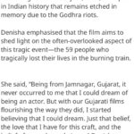 Denisha Ghumra Instagram – Could not have asked for a better or a bigger opportunity than this
@mkshivaaksh
Thank you and i am so grateful to be a part of this film.
@hitukanodia Sir, This is the 4th project with you and the more i get to work with you the more i learn things as an actor as well as, as a human 🌸
.
@vaishali.rathod25 A big thanks to you 💫
.
#timesofindia #etimes #hindicinema #denishaghumra