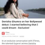 Denisha Ghumra Instagram – Could not have asked for a better or a bigger opportunity than this
@mkshivaaksh
Thank you and i am so grateful to be a part of this film.
@hitukanodia Sir, This is the 4th project with you and the more i get to work with you the more i learn things as an actor as well as, as a human 🌸
.
@vaishali.rathod25 A big thanks to you 💫
.
#timesofindia #etimes #hindicinema #denishaghumra
