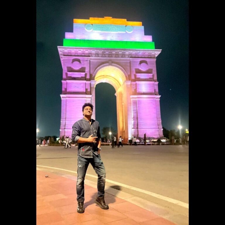 Devi Sri Prasad Instagram - INDIA GATE 🎶😍❤️🙏🏻 #69thnationalfilmawards