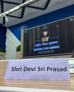 Devi Sri Prasad Instagram - Yesterday at the Rehearsals of #69thNationalFilmAwards 

At VIGYAN BHAVAN. DELHI

🎶❤️🙏🏻❤️🎶