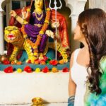 Devoleena Bhattacharjee Instagram - Maa 🙏🏻🌷 #navratrikidhubhkaamnayein #devoleena Mumbai - मुंबई