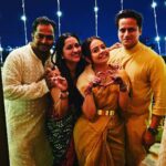 Devoleena Bhattacharjee Instagram - Happy Diwali from me n mine to you n yours.❤️❤️❤️ My favourite ppl🥰 #DivineCelebrations #diwalivibes✨ #diwali #sathnibhanasathiya