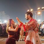 Devoleena Bhattacharjee Instagram - ❤️❤️ #love #garba #friendslikefamily #instagram #reelsinstagram #happynavratri Mumbai, Maharashtra
