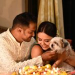 Devoleena Bhattacharjee Instagram - Happy Deepavali everyone 🪔🤗 Celebrating Diwali with mummy & papa. ❤️🤗 #instapet #schitzu #devoleena #diwali #noisefreediwali #thankyou Mumbai, Maharashtra