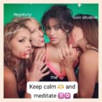 Devshi Khandur Instagram - Keep calm 🫶 and meditate 🕉✡️ #devshikhanduri #keepcalm #faceit #bebrave #toxic #difficulties #negetivity #positivity #peace #om #reletable #laughter #memes #healthyliving #healthythinking #meditate #gooddeeds