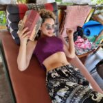 Devshi Khandur Instagram - Chill vibes 🫶 Swipe ⬅️⬅️⬅️ #devshikhanduri #chill #book #relax #calm #peace #omshanti #beautiful #livelife #selflove #positivevibes #fit #fitness #fitgirl #love