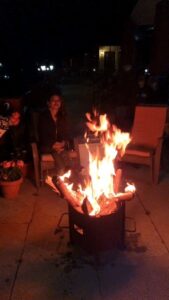 Devshi Khandur Instagram - Find your fire 🔥 #devshikhanduri #fire #bonfire #nightout #beauty #beautifuldestinations #travel #nkf #sanuekpalchainnaaave #qualitytime #selflove #peace #calm #happy