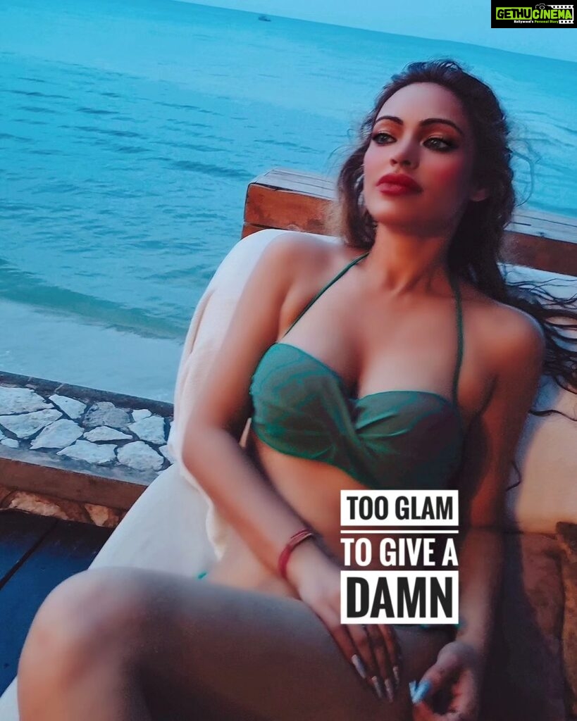 Devshi Khandur Instagram - Too Glam to give a damn ❤️ #devshikhanduri #actor #beauty #bikini #beach #glam #glamourous #model #beauty #hot #ocean #travel