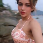 Devshi Khandur Instagram - A woman like her turns rivers into oceans🌊 Storms into rainbows 🌈 & moments ✨️ into magic 💫 #devshikhanduri #beach #fitness #livelife #travel #beachlife #parihoonmain #journey #selfievideo #calm #relax #happy #hot #trending #cute #beautifuldestinations #waves #beautiful #view #swing #beachvibes #artistic #traveltherapy