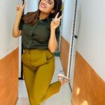 Dhamnashree Kadgaonkar Instagram - Just some greens 🥬 Top : @hazelnut_butique 🟢 #dhanashrikadgaonkar #tuchalpudha #zeemarathiofficial #green #zara Ghodbandar Road Thane