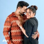 Dhanya Mary Varghese Instagram - It’s a love story ❤️ Dop: @iamanoopmohan MUA: @shanthi__praveen #johnjacob #dhanyamaryvarghese #couple #actors #lifewithjod #photoshoot