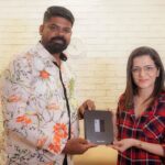 Dhivyadharshini Instagram – Thank you for this thoughtful and happening gift @thechennaimobiles and @samsungindia ❤️ loved this new stylish #galaxyZfold5  I always wanted to try these new folding ones, heard the camera is great. 🧐 will post pics soon