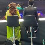 Dhivyadharshini Instagram – Karthi 25 show was so much of fun❤️ and insights of his highly successful career ❤️
Thnks for having me @dreamwarriorpictures and @karthi_offl sir 🤗🙏

Wishing you loads of success for Japan 
And Thnks #makapa for being you and we got chairs this time 💪👍

Beautiful Saree from @banarasiunique.sarees 
( you all know my love for this kinda saree now )

Hair @saravananhairstylist 
Make up @bridal_makeupartist_sekar 

#ddstyles #ddneelakandan #banarassaree