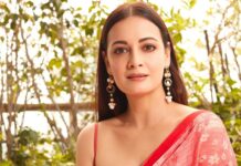 Dia Mirza Instagram - Surajoan ki laali jo gaalon pe uchhalee savera ho gaya 💖🏍️🦋⛰️🕊️ #DhakDhakInCinemas Saree Courtesy @anitadongre Earrings @vandalsworld_unofficial Hair @vithikajaiswal Styled by @theiatekchandaney Images by @shivamguptaphotography Managed by @shruti8711 @exceedentertainment