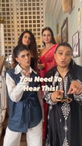 Dia Mirza Instagram - No more 💩 please! - . . . . #reelsinstagram #reelsindia #reelsviral #reelsinsta #trendingaudio #facts #truth #love #girls #diamirza #sanjanasanghi #janicesequeira #fatimasanashaikh Juhu, Mumbai