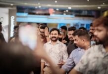 Dileep Instagram - Thank You Calicut ❤️ @bandra_movie #promotion