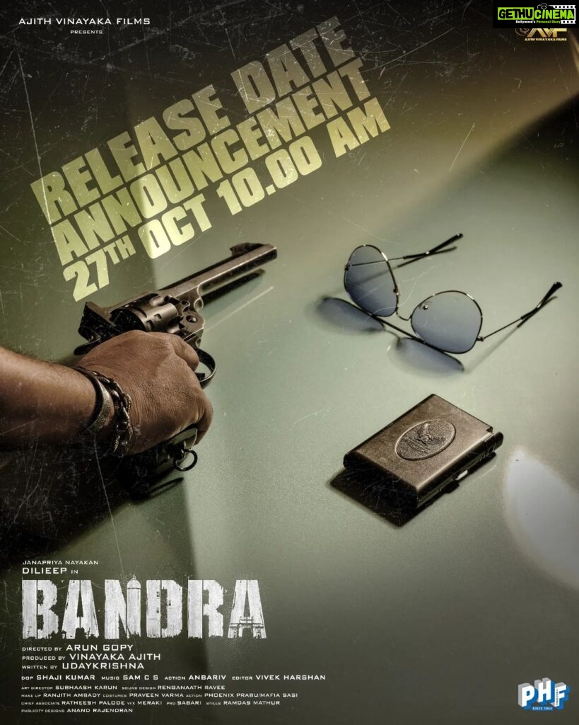 Dileep Instagram - #bandra @bandra_movie
