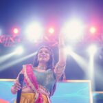 Dimple Biscuitwala Instagram - DAY 6 ❤️‍🔥💃🏻 @theslackersgroup @hashtagnavratri . #navratri2023 #dimplebiscuitwalalive . Wearing @priha_the_deisgner_studio Jewellery by @the_beta_girl Clicks by @_hb.photography__ Makeup and hair by @saramakeupofficial Styled by @style_by_mita SK Farm