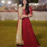 Dimple Biscuitwala Instagram - ❤️elegance ✨DAY 4 #navratri2023 . Wearing @aasvi_by_sheetalchandel HMUA @saramakeupofficial Styled by @style_by_mita Captured by @_hb.photography__ Jewellery by @the_beta_girl