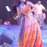 Dimple Biscuitwala Instagram - DAY 9 was full of madness ❤️‍🔥💥✨💫 Wait till the end😍 . @hashtagnavratri @theslackersgroup . #navratri2023 #dimplebiscuitwalalive . Wearing @jenii_12 @dclossetcloud Shot by @_hb.photography__ Jewellery by @the_beta_girl Styled by @style_by_mita Makeup and hair by @saramakeupofficial