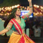 Dimple Biscuitwala Instagram - DAY 6 ❤️‍🔥💃🏻 @theslackersgroup @hashtagnavratri . #navratri2023 #dimplebiscuitwalalive . Wearing @priha_the_deisgner_studio Jewellery by @the_beta_girl Clicks by @_hb.photography__ Makeup and hair by @saramakeupofficial Styled by @style_by_mita SK Farm