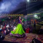 Dimple Biscuitwala Instagram - Until next year 💃🏻❤️ This navratri was filled with joy, happiness and lots of love 🫶🏻#navratri2023 #grattitude #grateful #dimplebiscuitwalalive #sharadpoonam . Wearing @label.jagruti Captured by @_hb.photography__ Hair and makeup by @headshotsalons Event by @four_seasons_events.co @unity_.events @nexus.events_and_entertainment