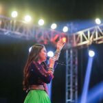 Dimple Biscuitwala Instagram - Until next year 💃🏻❤️ This navratri was filled with joy, happiness and lots of love 🫶🏻#navratri2023 #grattitude #grateful #dimplebiscuitwalalive #sharadpoonam . Wearing @label.jagruti Captured by @_hb.photography__ Hair and makeup by @headshotsalons Event by @four_seasons_events.co @unity_.events @nexus.events_and_entertainment