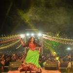 Dimple Biscuitwala Instagram - Until next year 💃🏻❤️ This navratri was filled with joy, happiness and lots of love 🫶🏻#navratri2023 #grattitude #grateful #dimplebiscuitwalalive #sharadpoonam . Wearing @label.jagruti Captured by @_hb.photography__ Hair and makeup by @headshotsalons Event by @four_seasons_events.co @unity_.events @nexus.events_and_entertainment