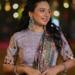 Dimple Biscuitwala Instagram - 💜💫 . Wearing @aarohan_experience Jewellery by @the_beta_girl Styled by @style_by_mita Captured by @_hb.photography__ MUAH @saramakeupofficial