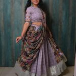 Dimple Biscuitwala Instagram - 💜💫 . Wearing @aarohan_experience Jewellery by @the_beta_girl Styled by @style_by_mita Captured by @_hb.photography__ MUAH @saramakeupofficial