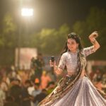 Dimple Biscuitwala Instagram - Dussehra 💥✨ . Wearing @aarohan_experience Jewellery by @the_beta_girl MUAH @saramakeupofficial Captured by @_hb.photography__ Styled by @style_by_mita