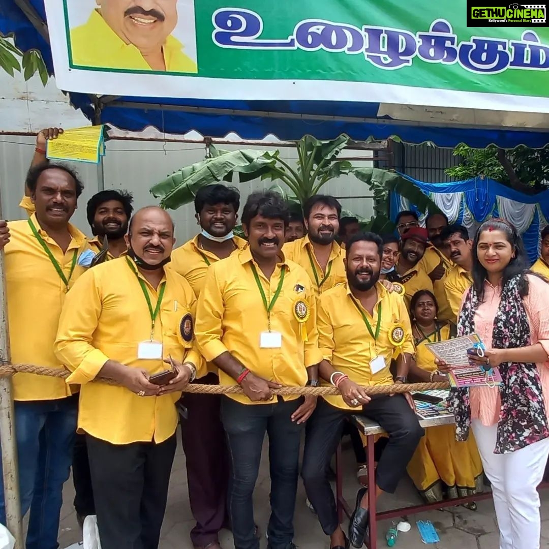 Dinesh Gopalsamy Instagram - Dear friends., I have won as Joint Secretary for Chinnathirai Nadigar Sangam -Elections 2022🙂🙏 AKR Marriage Hall