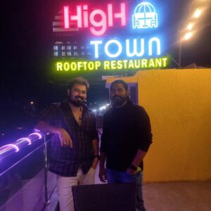 Dinesh Gopalsamy Instagram - Wishing my friend Manikandan Gandhi for his new venture HIGH TOWN ROOFTOP RESTAURANT - near SRM Kattankulathur.
When you head South from Chennai 
Pls do visit for delicious cuisines...🙂👍👌