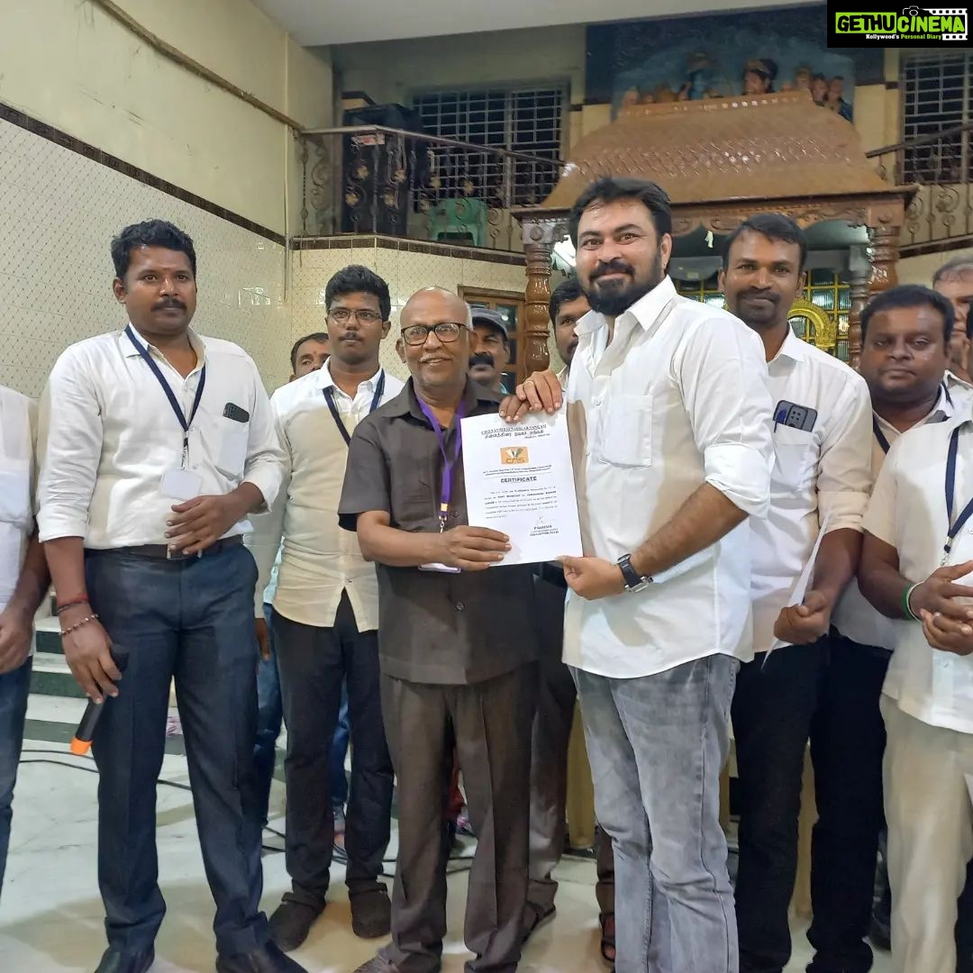 Dinesh Gopalsamy Instagram - Dear friends., I have won as Joint Secretary for Chinnathirai Nadigar Sangam -Elections 2022🙂🙏 AKR Marriage Hall