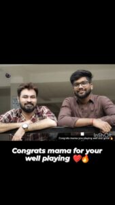 Dinesh Gopalsamy Instagram - Congratulations MAMA for your well playing🔥🔥 and you are the rocking star ✨ of the BB 7..🤟🔥