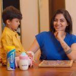 Disha Madan Instagram - #Ad Puzzle master Vian is back at it again 🧩🕵️ His creativity is at its peak now, and as a mom, I’m just so in awe of my son growing each day! For that, I want to ensure he’s getting the #RightNutritionForRightGrowth. That’s why I have the perfect addition to his daily diet - Junior Horlicks and its 27 essential nutrients, including DHA for brain development and protein for height gain! 💗 So, all you moms out there, let’s say #RightNutritionForRightGrowth for our little ones with Junior Horlicks!💕👶 #JuniorHorlicks #DHA #BrainDevelopment #HeightGain #Toddler #Nutrition #Growth