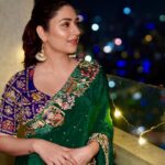 Disha Parmar Instagram - Happy Diwali 💥🪔🌟 Saree @vastra_by_ps Styled by @dinky_nirh Mua @makeoverbysejalthakkar 📸 @iam_rajinamdar