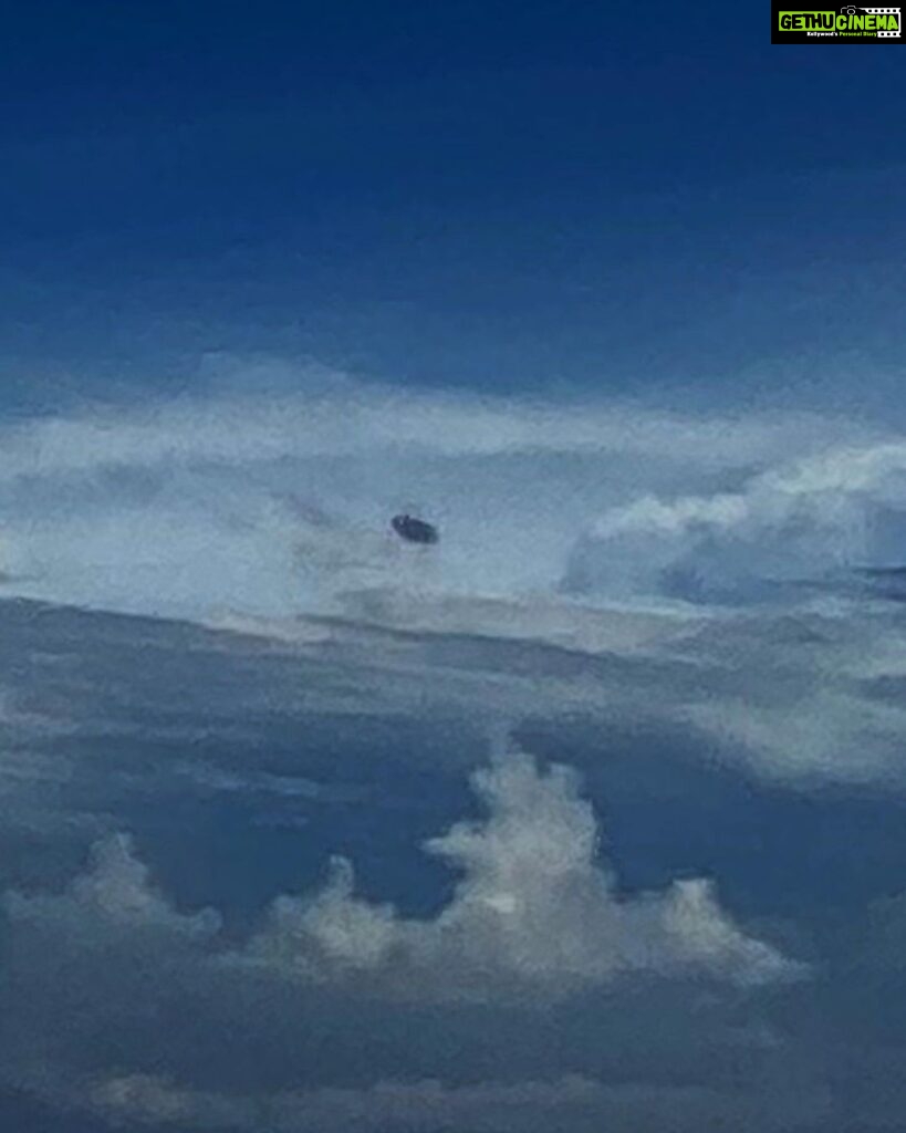 Divya Prabha Instagram - WTF!!!!!!!!!!! Today during my flight from mumbai to kochi , just an hour before landing in kochi while I was taking a picture of the sky ,suddenly I saw something through my phone cam , a strange object flying 🛸 in between the clouds and it disappeared after a few seconds…. I just can’t figure out what it was … Is it UFO !!!!!!!!!🥹🥹🥹🥹🥹🥹 #youdontbeleiveuntillyousee #itsnotajokeitsreal #canibeleivemyowneyes #bizzare Fly In The Sky