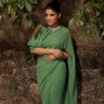 Divya Prabha Instagram - 📸 @arun_payyadimeethal Styling @styledby_al_ Makeup @sreegeshvasan_makeupartist Costume @damanz.designs Jewellery @anokhi_priyakishore Kochi, India