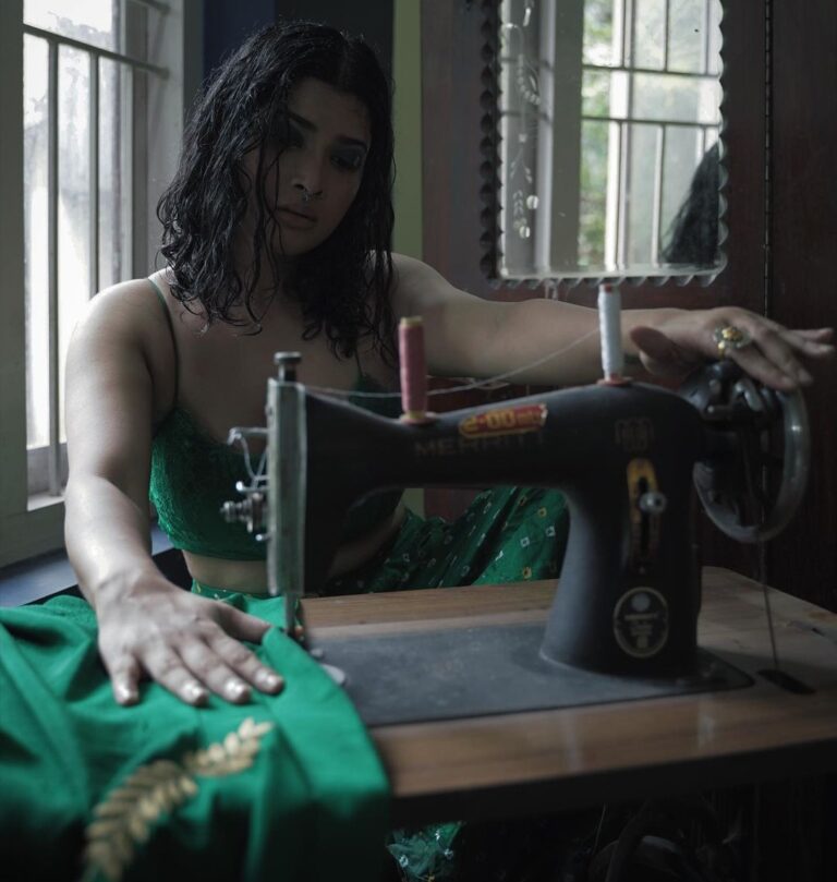 Divya Prabha Instagram - 🐛 Photographed 📸 @abishek_ps Styled by @sandra_resmi Wearing: @saltstudio @thelittleblackbowofficial MUA: @anusha__anoop