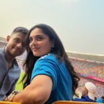 Divya Spandana Instagram - It was a great match, we won 🇮🇳! As always, Amdavad didn’t disappoint, the food is consistently good @thehouseofmg but the video sank my heart. Why India, why? where’s the Swacch?