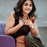 Divya Uruduga Instagram – 💃 My heart is full♥️🤗

One million prettyyyyy Hearts💕💃

Stronger Happier prettier!! 🤌🏻🌷

I just want to say, You people are piece of my Heart 🤗♥️

Only love to you’ll 😘

💛🖤

📸 : @pkstudiophotography 

#divyauruduga #divyau #du #D #arviyans #arviya
