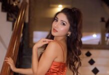Donal Bisht Instagram - A flower will always grow in the direction of the sun because beauty recognises beauty. 🧡 . . . . . . . . . . . . . @emblaze_mb @kickyandperky @Yourstylistforever @lsd.photography.official @portraitdeewana @vanshikhachanglanimua @trending_influencers . . . . . . . . #girl #wonderland #diva #hot #explore #donalbisht #elegence #instagood #instamood #goodvibes #happy #location #pictureoftheday #best #beautiful #dress #love #copper #instagram #instamood #instalike #blessed #actor #stairs #lifestyle #beauty #glam #beautiful #looks #photoshoot #sun
