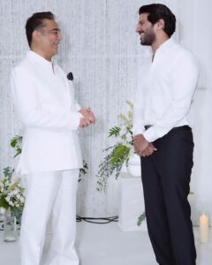 Dulquer Salmaan Instagram - Wishing @ikamalhaasan sir the happiest birthday ! Thank you for having me at your birthday celebrations and I cannot wait to begin our film ! 

#HBDKamalSir #ThugLifeTheFilm #Learningfromthemasters #Blessed