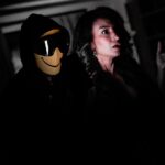 Elena Roxana Maria Fernandes Instagram - All set to get spooked this Halloween? . Stills from Ek Villain Returns with the amazing @arjunkapoor. Had a super time shooting for the movie. . #halloween #stills #ekvillainreturns #movie #film #scare #halloween2023 #face #fear #beauty #mask #acting #spook