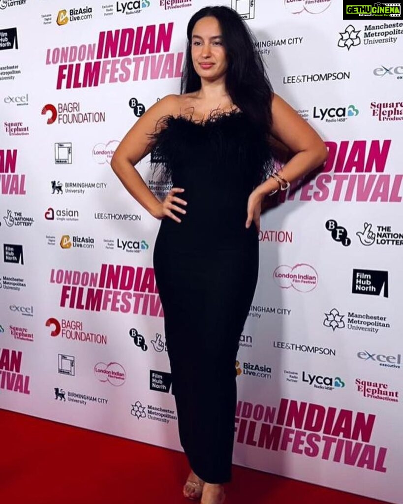 Elena Roxana Maria Fernandes Instagram - Glimpses from the Opening Gala of the London Indian Film Festival 2023. . Atul Sabharwal’s Berlin keeps us on our toes with its gripping suspense and thrill! Absolutely a film worth watching. Go grab your tickets. . 👗 @bellabarnett.official . . @loveliff #londonindianfilmfestival #loveliff #event #ootd #outfitoftheday #london #film #berlin #premiere #beauty #glam #glow #dress #outfit