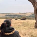 Elena Roxana Maria Fernandes Instagram - A surreal experience courtesy of @atuaenkopafrica #africa #kenya #wildlife #sunset #masaimara #elephants #masai #wilderness
