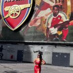 Elena Roxana Maria Fernandes Instagram - No brownie points for guessing which team I was supporting during the match last night at the Emirates Stadium between Arsenal and Man City. 😉Witnessed the game straight from the The WM Lounge presented by Sobha Realty. A huge shout out to Sobha Realty for making this incredible experience possible. Can’t wait to show you all the fun! . . . @sobharealty #ArsenalxSobha #TheArtOfTheDetail #SobhaRealty @arsenal @arsenalwfc @prukdigital @sunnysuri