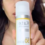 Elena Roxana Maria Fernandes Instagram - The uncomplicated SPF 50 soft focus makeup setting spray from @katesomervilleskincare is a must have in my daily routine. It’s important to wear SPF daily even if it’s cloudy. With the #uncomplikated SPF I am able to apply my sunscreen again and again and again. Key Ingredients #spf50 Broad spectrum #sunscreen Prevents sunburn and early skin ageing #hylaronicacid Increases hydration and helps to smooth the appearance of skin Light diffusing Silicone powder Softens the appearance of lines and wrinkles, reduces shine and provides a matte finish #spf #hylaronicacid #beautyproducts #katesomerville #katesomervilleskincare #antiageing #settingspray #travelbeauty #skincare #asmr #asmrsounds